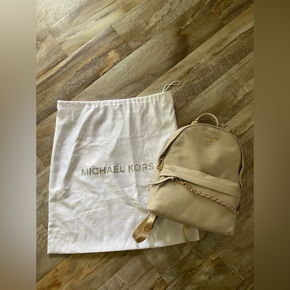 NWT Authentic Michael Kors Slater Leather Backpack - Picture 10 of 13